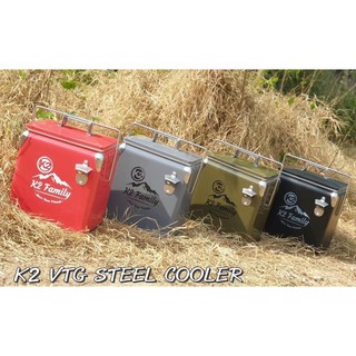 K2 VTG STEEL COOLER กระติกน้ำแข็งขนาด13ลิตร