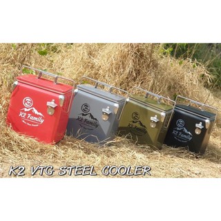 K2 VTG STEEL COOLER กระติกน้ำแข็งขนาด13ลิตร