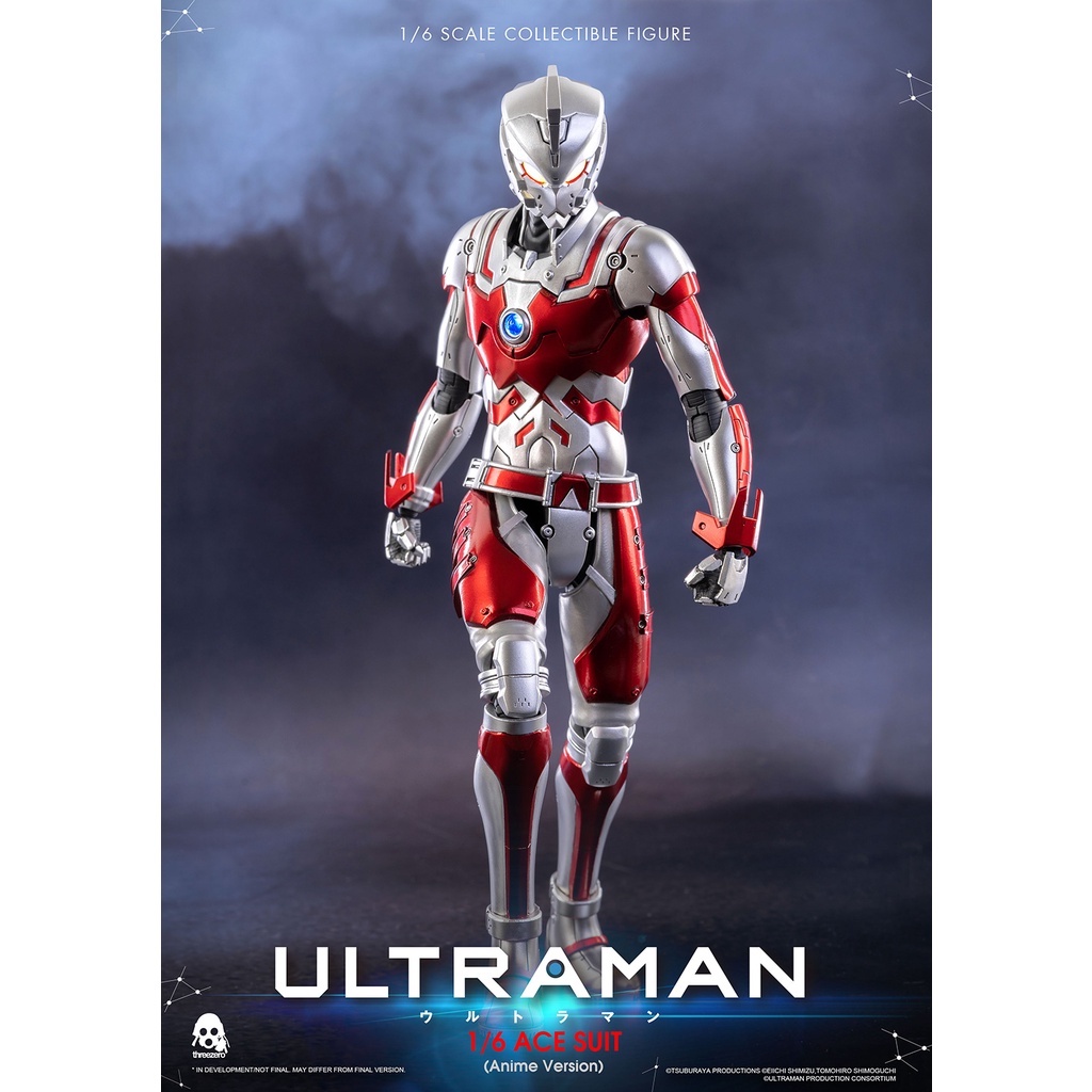 In-Stock 1/6 Scale Action Figure threezero Ultraman Ace Suit Anime Version Super Hero