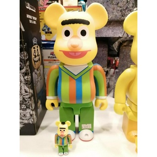 Bearbrick x Sesame Street Bert 100%&amp;400%  โมเดล แบบริค Figure bearbrick