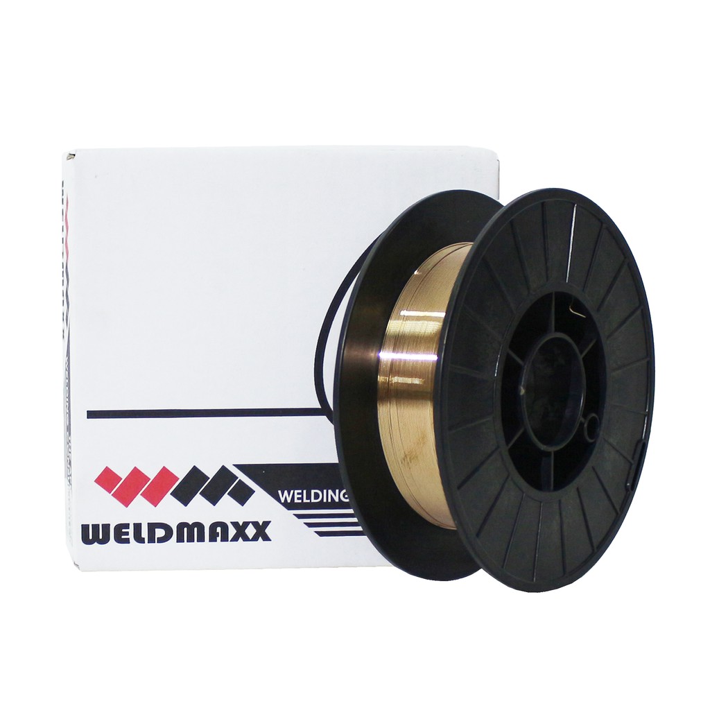WELDMAXX ลวดเชื่อม (ซิลิคอนบรอนซ์) MINI MIG-BRONZE-SI ขนาด 0.8มม. (ม้วนละ 3 กก.)