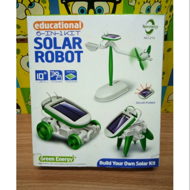 Solar Robot แผงโซล่าเซล โรบอต 6 in 1