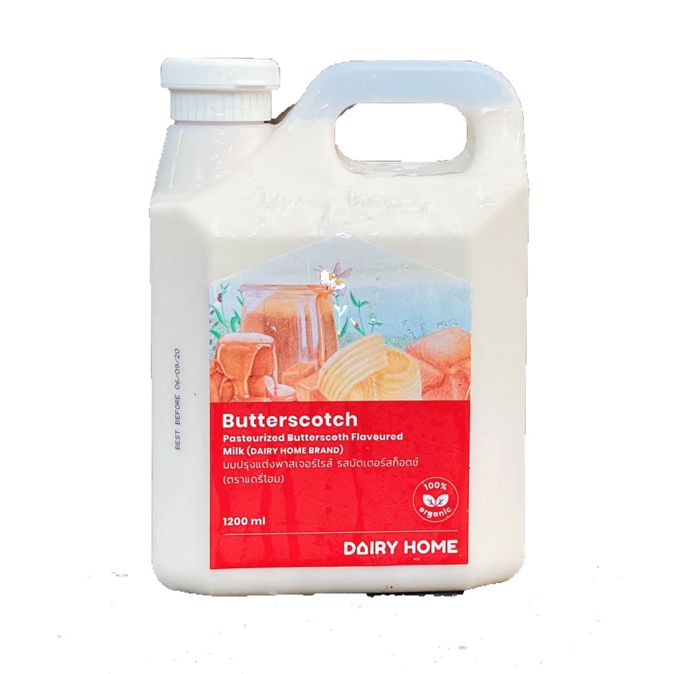 นมรสบัตเตอร์สก็อตซ์  BUTTERSCOTCH FLAVOURED MILK 1,200 cc.จัดส่งสินค้าเฉพาะในเขตกรุงเทพ