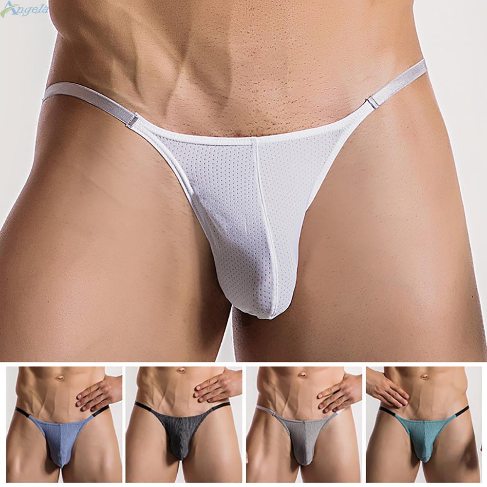 Briefs Thong G String Elastic Waist Lingerie Sexy Swimwear Low Rise Men Bikini G-String Briefs G-str