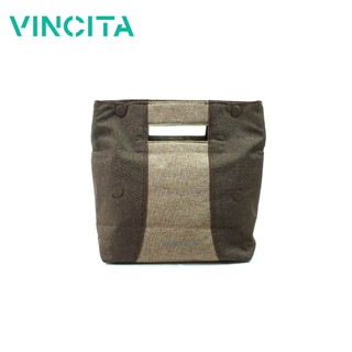 Vincita กระเป๋าหน้าแฮนด์สำหรับผู้หญิง (วีโอล่า) วินสิตา B010U - WOMENS HANDLEBAR BAG (VIOLA) FADED DARK BROWN