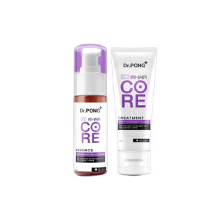 [SUPERCORE SET] Dr.PONG 001+003 HAIR CORE เชื่อมแกนผม ชุดทรีทเมนต์บำรุงเส้นผมเสียจากทำสีผม ฟอกผม