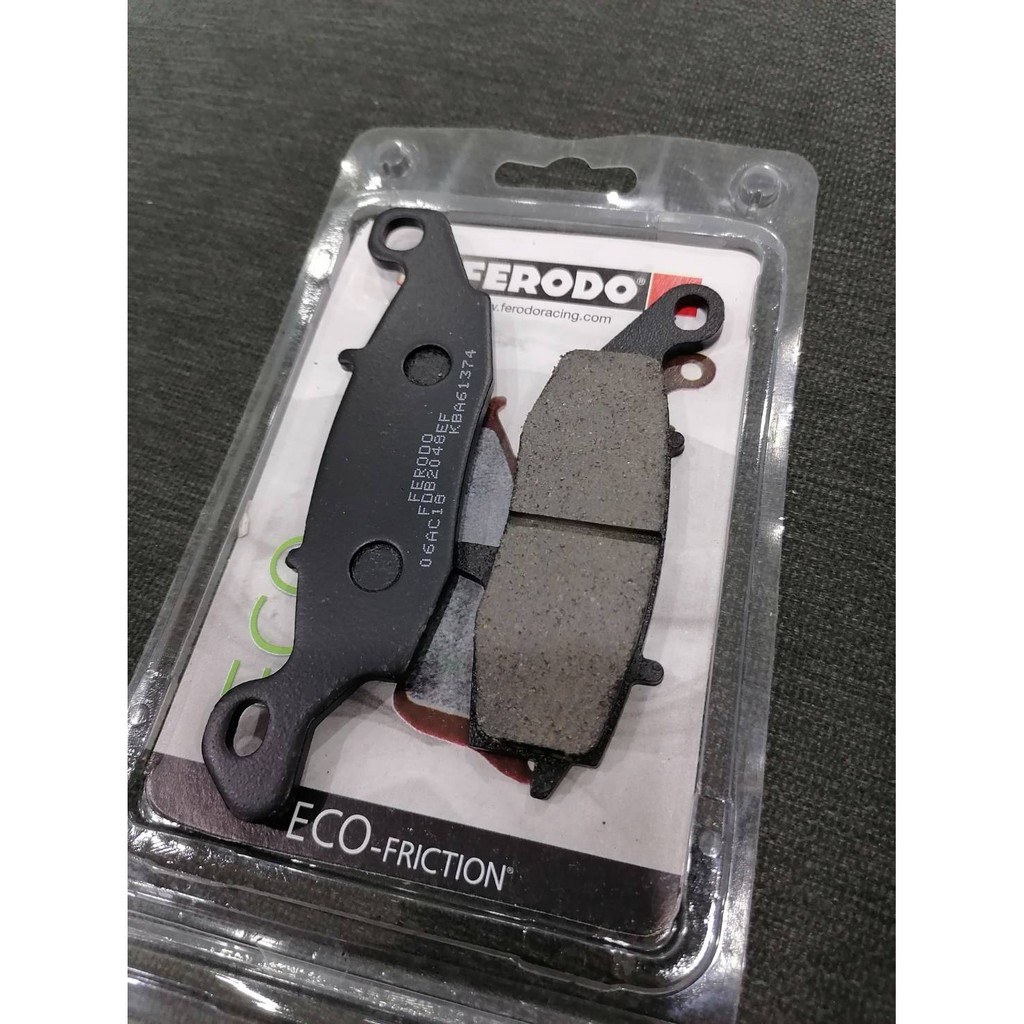 ผ้าเบรคหน้าซ้าย Ferodo FDB2048EF /ER6N,Ninja650,Versys650,W800,Vulcan,Vstrom650