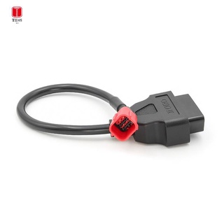 อะแดปเตอร์ OBD 6 ถึง 16 Pin สําหรับรถจักรยานยนต์ Honda Yamaha Suzuki BENELLI