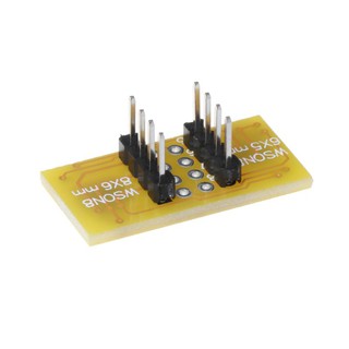 WER 1pc 2 WSON8 To DIP8 Programmer Adapter Board QFN8/DFN8 To DIP8 &amp; WSON8/MLF8 To DIP8 Socket