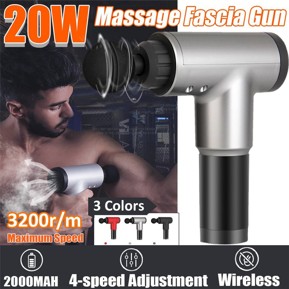 New Upgrade Percussive Vibration Therapy Massage Gun Athlete Sports