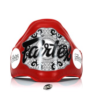 Fairtex Leather Belly Pad Red BPV2