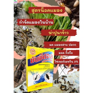 กำจัดแมลงในบ้าน มด แมลงสาบ ปลวก มอด กิ้งกือ ฆ่าปูนา สูตรน็อค…