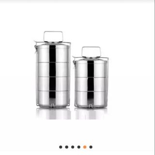 KITCHENWARE_NUMBER1 ปิ่นโต3ชั้น งานสแตนเลสแท้ เก็บอุณหภูมิ 6-8ชั่วโมง