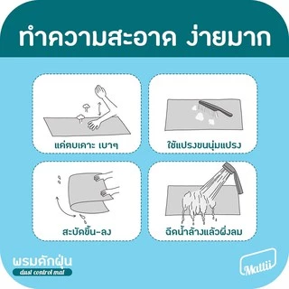 [ Mattii พรมถอดรองเท้า ] พรม พรมเช็ดเท้า พรมปูพื้น ลาย รวมพรมถอดรองเท้า สัมผัสนุ่ม ทำความสะอาดง่าย 1 ผืน