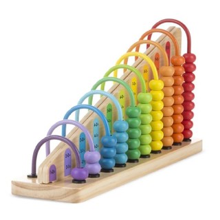 Melissa &amp; Doug - รุ่น 9272 Add and Subtract Abacus ลูกคิดแบบบวกเลข และลบเลข อย่างดี ทนทาน ปลอดภัย