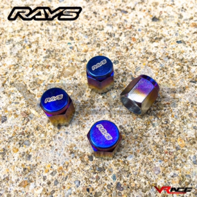 ฝาปิดจุ๊บลม Rays ไทเทเนียมแท้