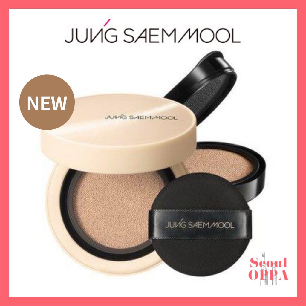 [Jung Saem Mool] NEW Skin Nuder Cover Layer Cushion คุชชั่น รองพื้น ซอฟต์แมท SPF 50+ PA+++ 14g+14g (