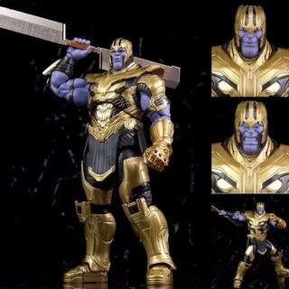 Avengers Infinity War 2nd generation SHF ธานอสรูปก้องหน้าเคลื่อนย้ายได้ตุ๊กตาของเล่น