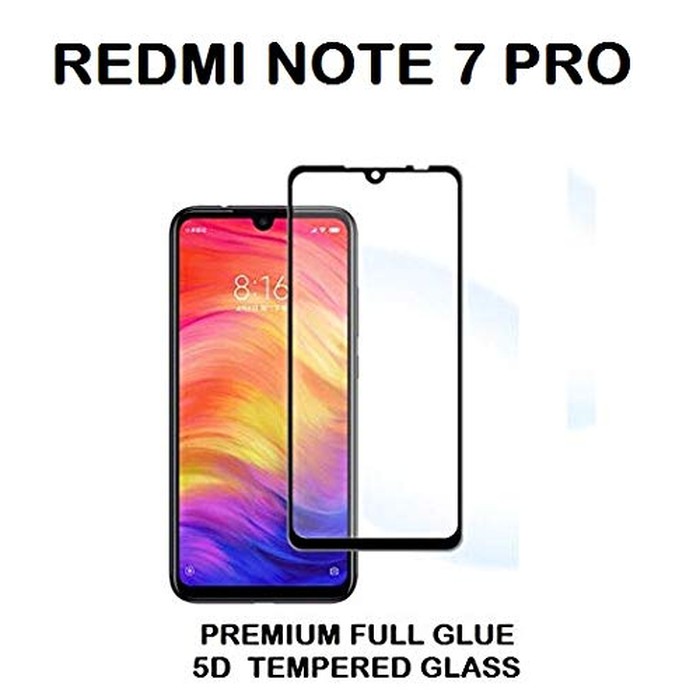 กระจกนิรภัย 6D 5D 4D Xiaomi Redmi Note 7 Pro 7s 7 | ต่อต้าน F9