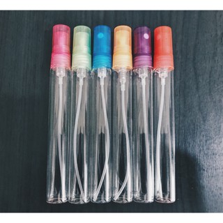 [ พร้อมส่ง ] ขวดสเปรย์ปากกาใส  10 ml. ราคาต่อ 12 ขวด