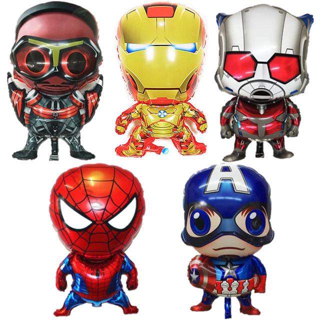 ของเล่นเด็ก Super Hero อลูมิเนียมฟอยล์ Air Ballons 1 ชิ้น