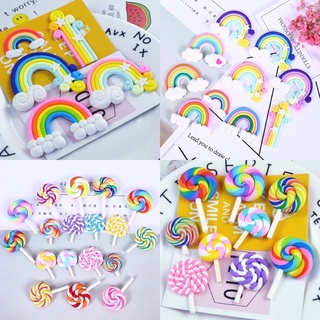💦พร้อมส่ง💦จิ๊บบิทตัวติดรองเท้า Jibbitz shoes  🌈ลายการ์สายรุ้ง&amp;เรนโบว ตัวติดรองเท้ามีรูทุกชนิด