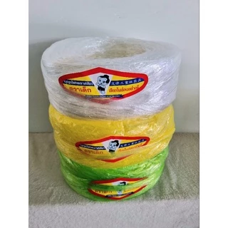เชือกฟาง เชือกฟางคละสี เชือกผูกทั่วไป ราคาเริ่มต้น9บาท ตราเด็ก