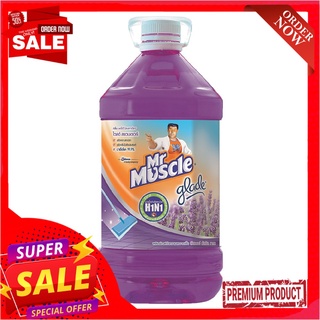 มิสเตอร์ มัสเซิล น้ำยาถูพื้น กลิ่นไวลด์ ลาเวนเดอร์ ขนาด 5.2 ลิตรMr Muscle Floor Cleaner Lavender 5200 ml