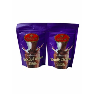 ผงโกโก้ แบบดัตซ์ ตรามือ COCOA POWDER DRINK Dutch Cocoa 1SETCOMBO/จำนวน 2 แพค/บรรจุปริมาณ 400g ราคาพิเศษ สินค้าพร้อมส่ง!!