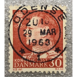 แสตมป์DANMARK ตราประทับเมือง ODENSE ปี1963