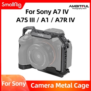 SMALLRIG กรงกล้อง แบบเต็ม ขนาดเล็ก สําหรับ Sony Alpha 7 IV A7 IV/Alpha 7S III A7S III/Alpha 1 A1/Alpha 7R IV A7R IV 3667