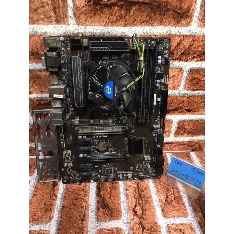 Mb 6gpu msi z270a pro + g3930 +ram4gb