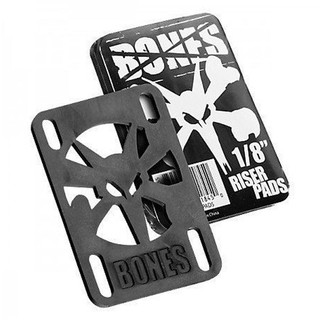 แผ่นรองทรัคสเก็ตบอร์ด Bones Skateboard Risers Pad Black ของแท้ พร้อมส่ง