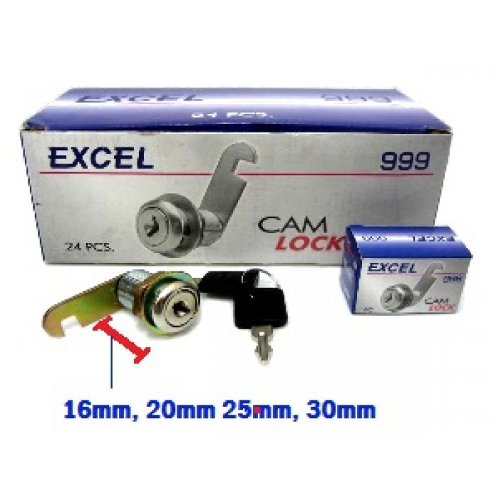 EXCEL 999 DRAWER CAM LOCK 20MM