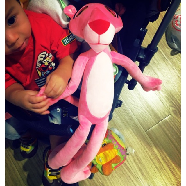 ตุ๊กตา Pink panther miniso ตัวยาวประมาณ 60 ซม.