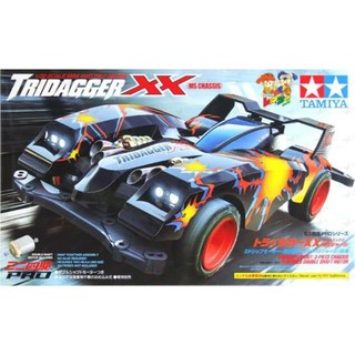 Mini4WD รถราง รถมอเตอร์ Tamiya 1/32 TA18629 TRIDAGGER XX (MS)