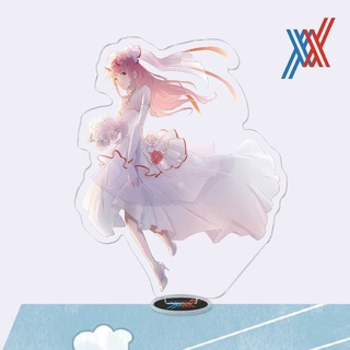 โมเดลฟิกเกอร์อะคริลิค DARLING in the FRANXX 02 Zero Two ของเล่น ของสะสม สําหรับตกแต่งบ้าน