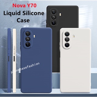 เคสโทรศัพท์มือถือ TPU กันกระแทก ป้องกันเลนส์กล้อง สําหรับ huawei Nova Y71 Y70 NovaY71 NovaY70 2023