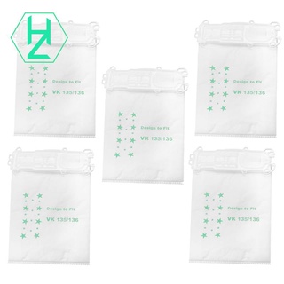 5 Pcs Dust Bags for Vorwerk VK135 VK136 FP135 FP136 Vacuum Cleaner