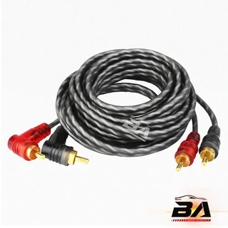 BA SOUND สายสัญญาณทองแดงแท้ RCA 2ออก2 สายสัญญาณ RCA 2 ออก 2 สายแจ็ค อุปกรณ์เครื่องเสียง