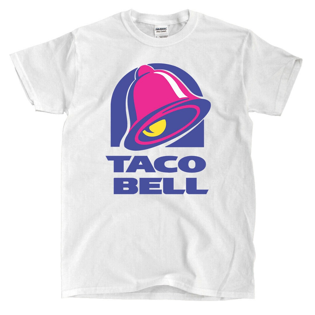 เสื้อยืดวินเทจผ้าฝ้าย Taco Bell คุณภาพระดับพรีเมียมสําหรับ Mans