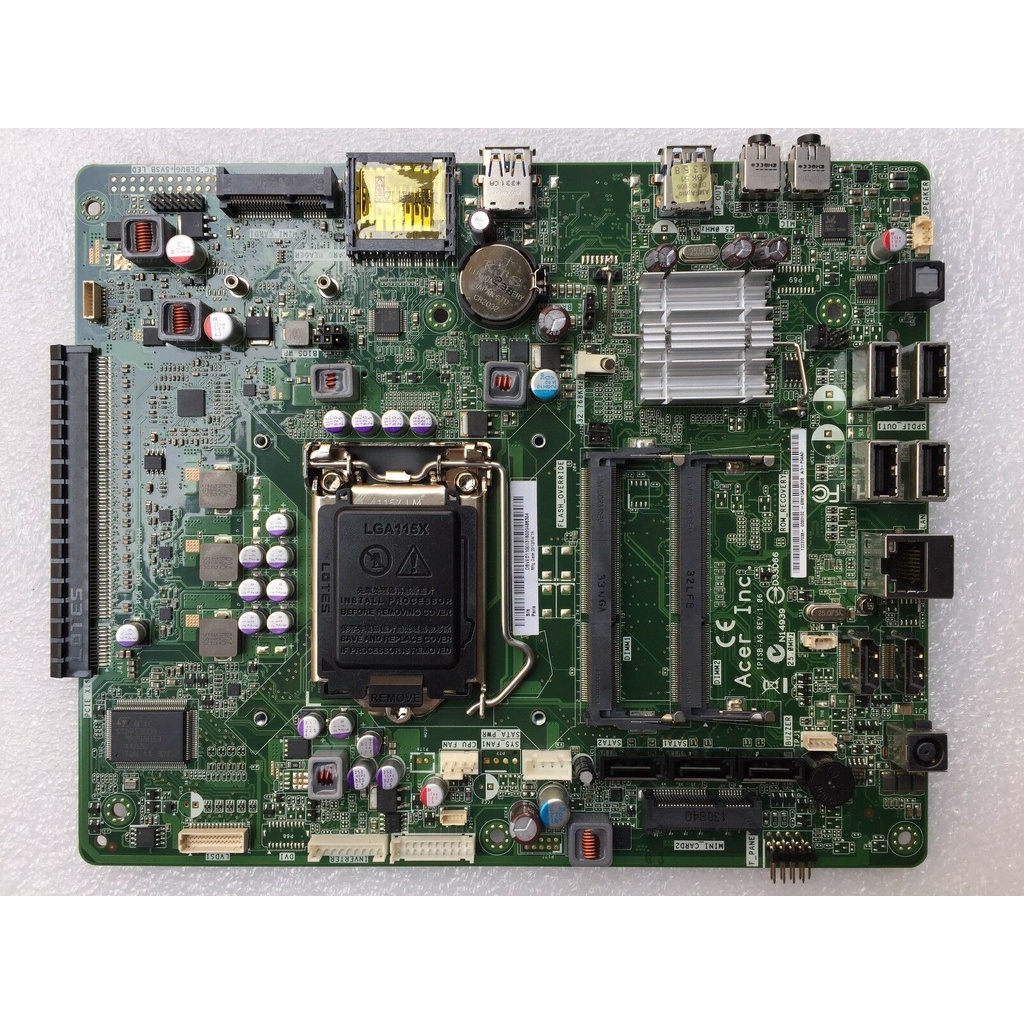 ใหม่เมนบอร์ด Acer AIO LGA 1155 DDR3 SoDIMM DBVED11001 MBSGB06002 DA0QK1MB6I0 IPISB-AG Rev1.06