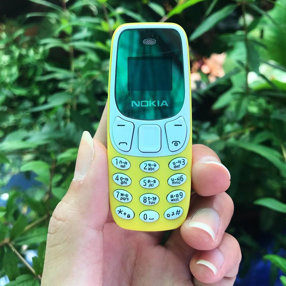 NOKIA โทรศัพท์มือถือ (สีเหลือง) ใช้งานได้  2 ซิม โทรศัพท์ปุ่มกด รุ่นใหม่2020 โทรศัพท์จิ๋ว มือถือจิ๋ว โนเกียจิ๋ว