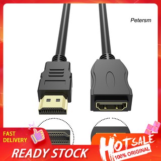 【พร้อมส่ง】DOONJIEY สายเคเบิลต่อขยาย HDMI ตัวผู้ เป็นตัวเมีย 0.3 0.5 1 1.5 ม. ชุบทอง