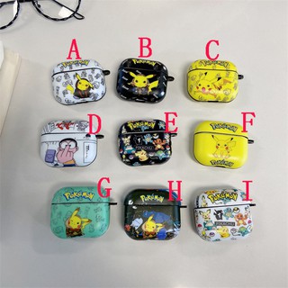 เคสแข็ง สําหรับ AirPods Pro AirPods 3 AirPods Gen3 Airpods2 Cute Cartoon Pokemon โปเกมอน Pikachu ปิกาจู Protective Hard Case