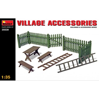 โมเดลอุปกรณ์จำลอง MiniArt 1/35 MI35539 Village Accessories