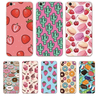 Vivo Y53 Y55 Y71 Y71i Y81 Y81i Y91 Y95 Y67 V5 V5S Soft TPU Silicone Phone Case Cover ขนม