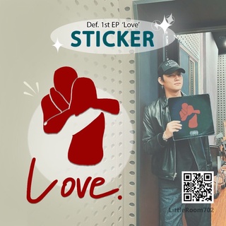 JB2 Def. 1st EP love  สติ๊กเกอร์ ไดคัท 2 ชิ้น เนื้อ PVC  JAYB  JB Jay B GOT7 แจบอม เจบี  kpop Sticker