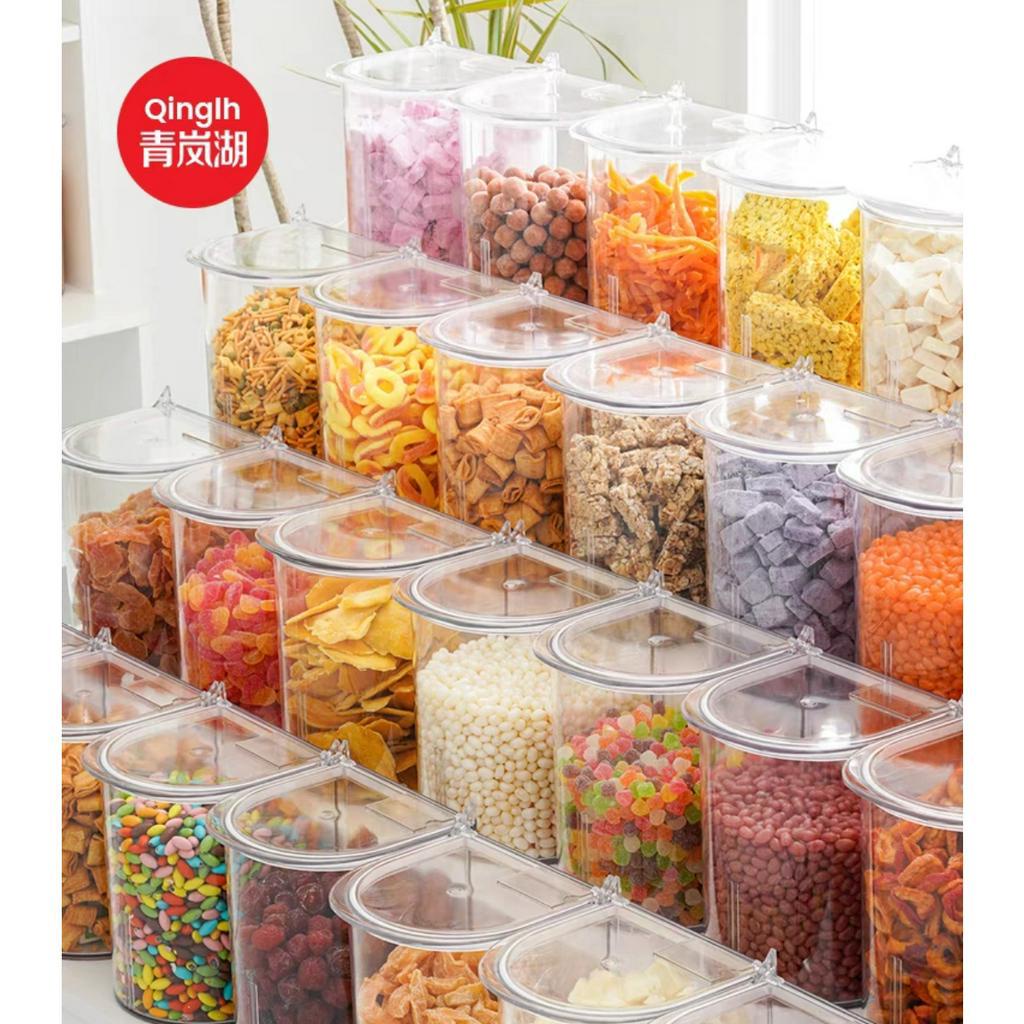 กล่องPETใสโถใสหนา #กล่องใส่ขนมขบเคี้ยว $กล่องใสใส่อาหาร @กล่องอะไหล่ /กล่องใส่ยาจีน *กล่องใสร้านขายขนมลูกอม โถพลาสติกใส