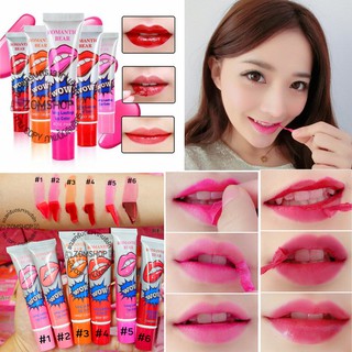 [1ชิ้น] ลิปสักปาก ลิปลอกปาก [สีติดทนนาน 5-7 วัน]  ROMANTIC BEAR WATERPROOF LIP TATTOO